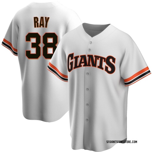 Youth San Francisco Giants Robbie Ray Replica White Home Cooperstown Collection Jersey