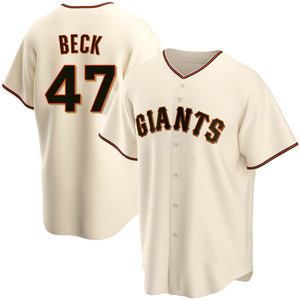Youth San Francisco Giants Rod Beck Replica Cream Home Jersey