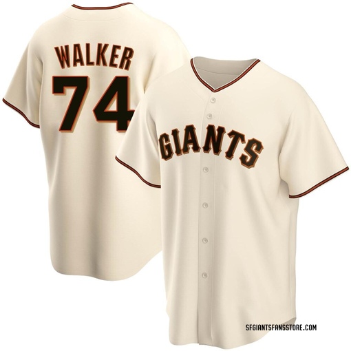 Youth San Francisco Giants Ryan Walker Replica Cream Home Jersey