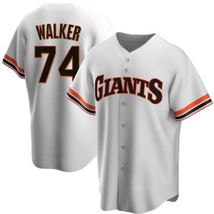 Youth San Francisco Giants Ryan Walker Replica White Home Cooperstown Collection Jersey