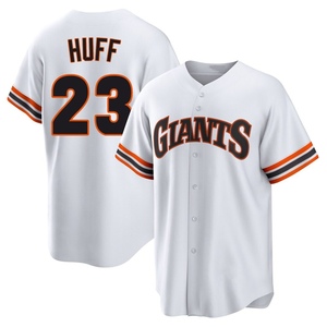 Youth San Francisco Giants Sam Huff Limited White Throwback Cooperstown Collection Jersey
