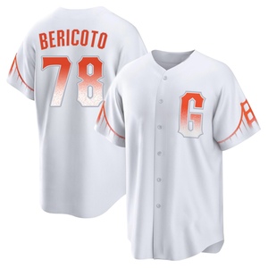 Youth San Francisco Giants Victor Bericoto Replica White 2021 City Connect Jersey