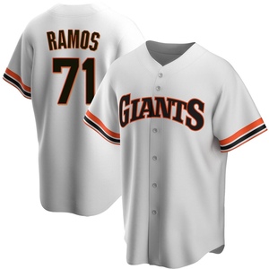 Youth San Francisco Giants Wilkin Ramos Replica White Home Cooperstown Collection Jersey