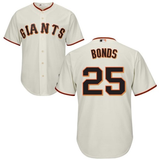 Men's San Francisco Giants Jersey #25 Barry Bonds Jersey Cream/Gray/Black  Baseball Throwback Jersey Stitched Shirt Size S--3XL - AliExpress